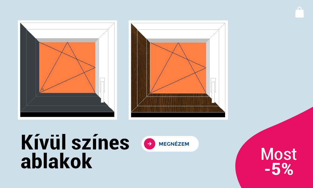 Kívül színes ablakok vásárlása
